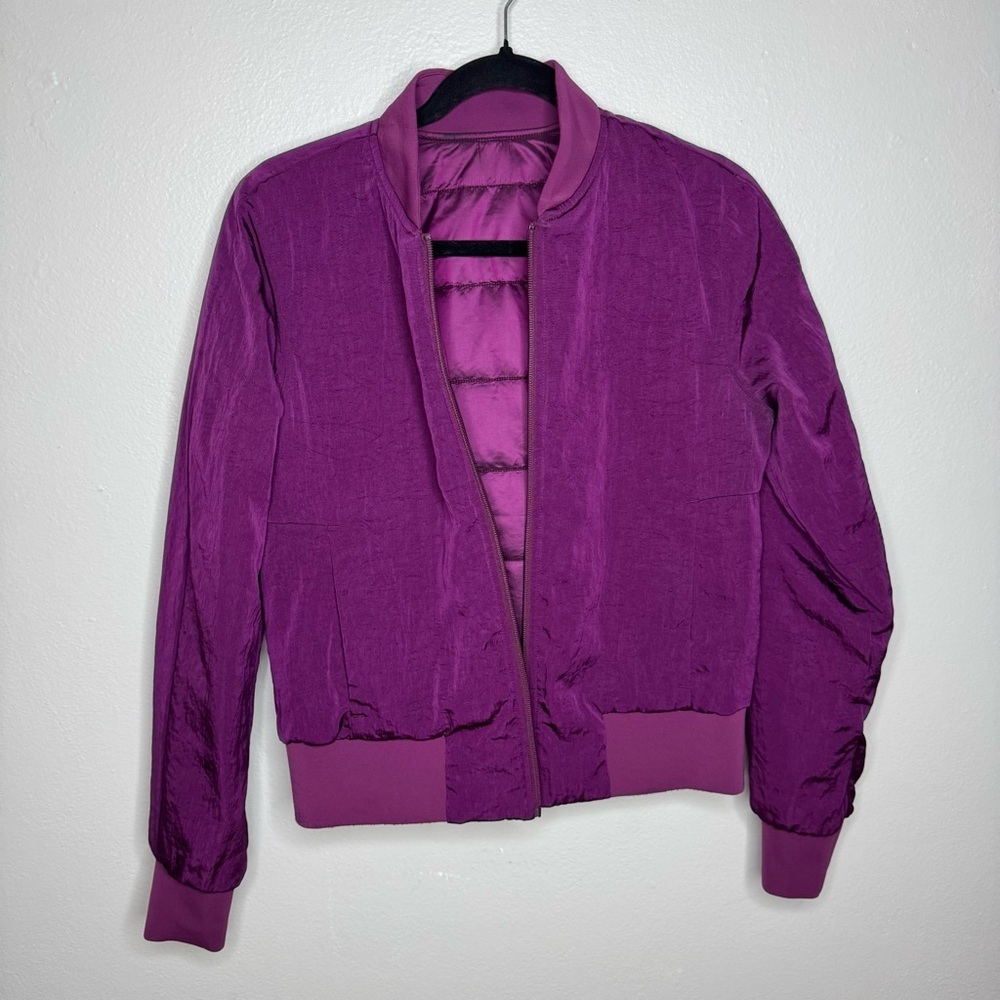 Lululemon Non-Stop Bomber Jacket *Reversible Marvel Purple Color - Picture 5 of 15